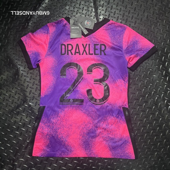 PSG Jordan Draxler‎ 23 2020/21 Fourth Vaporknit Jersey Mens Large NWT - Picture 3 of 16